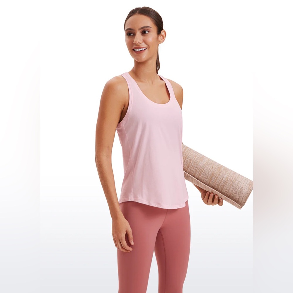Pima Cotton Hip-Length Tank Racerback
